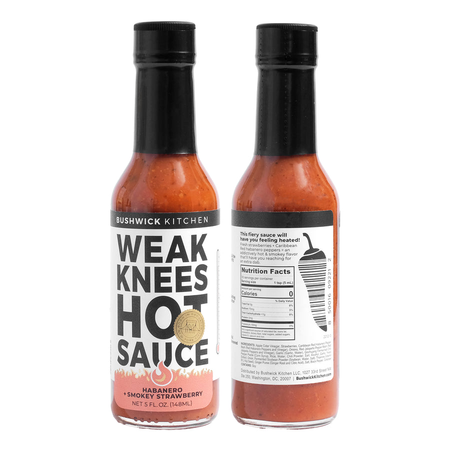 Weak Knees Habanero + Smokey Strawberry Hot Sauce