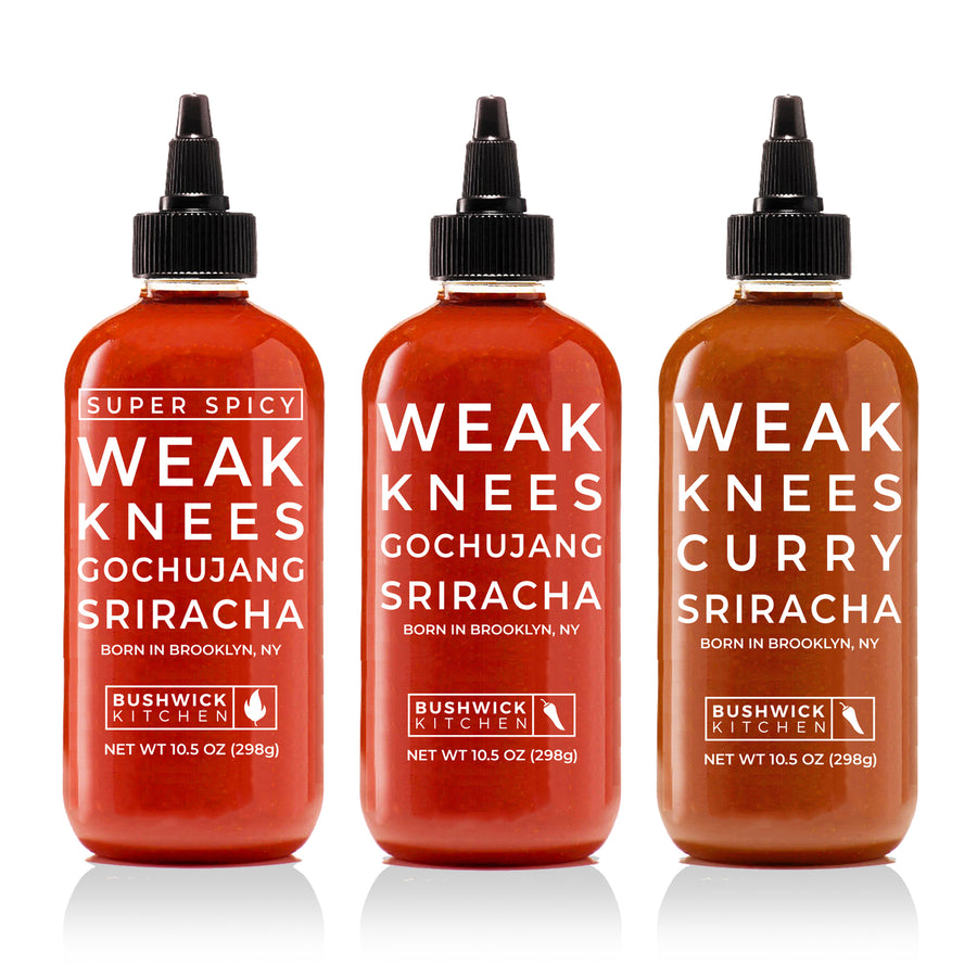 Weak Knees Sriracha Gift Set