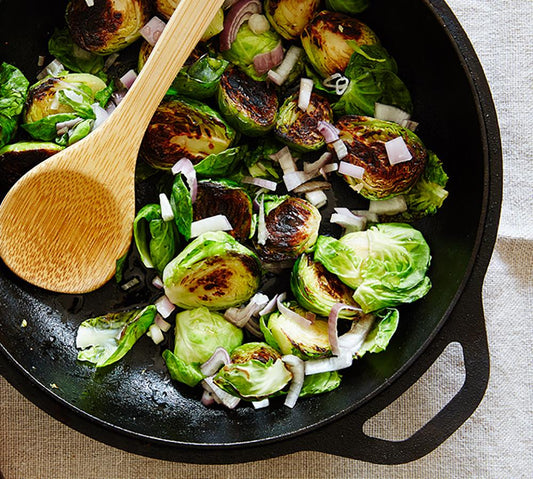 Crispy Sriracha Brussels Sprouts