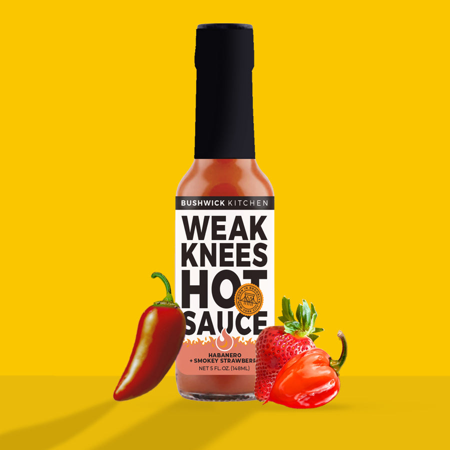 Weak Knees Habanero + Smokey Strawberry Hot Sauce