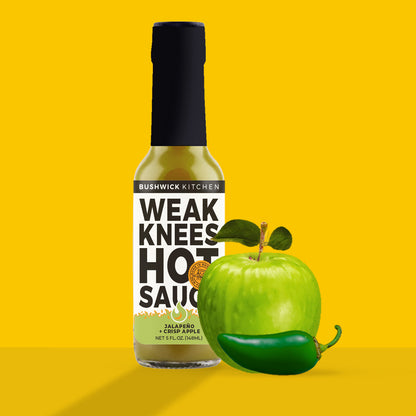 Weak Knees Jalapeño + Crisp Apple Hot Sauce