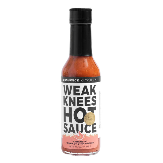 Weak Knees Habanero + Smokey Strawberry Hot Sauce