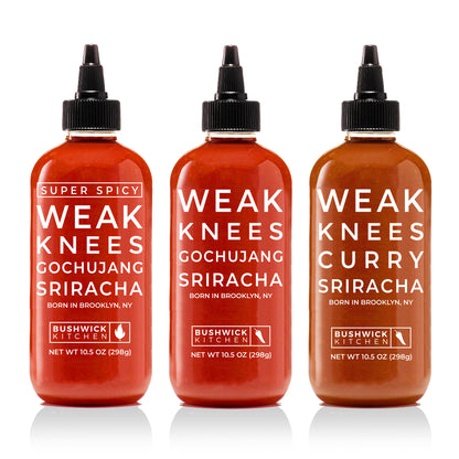 Weak Knees Sriracha Gift Set